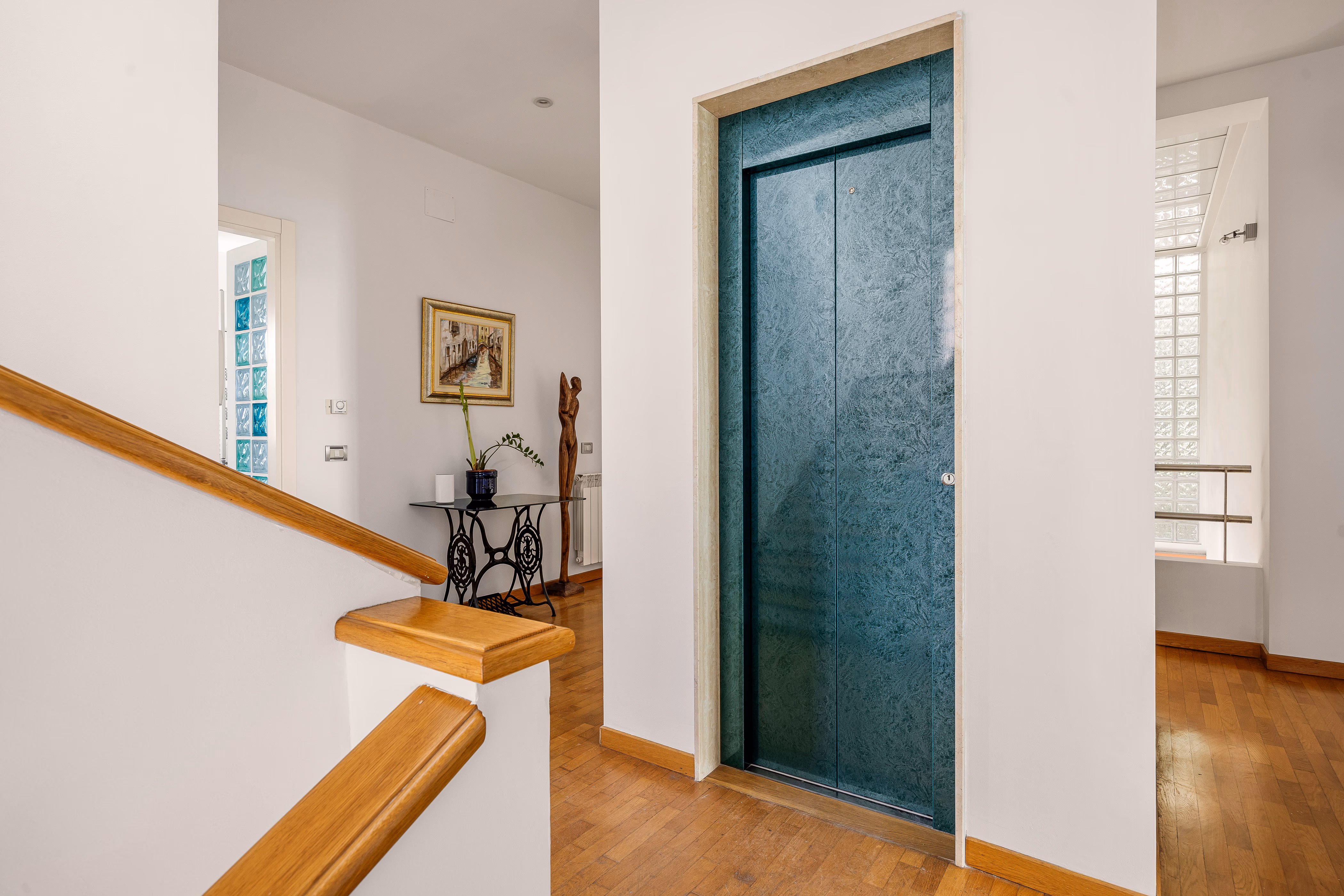 Independent living spaces across multiple floors